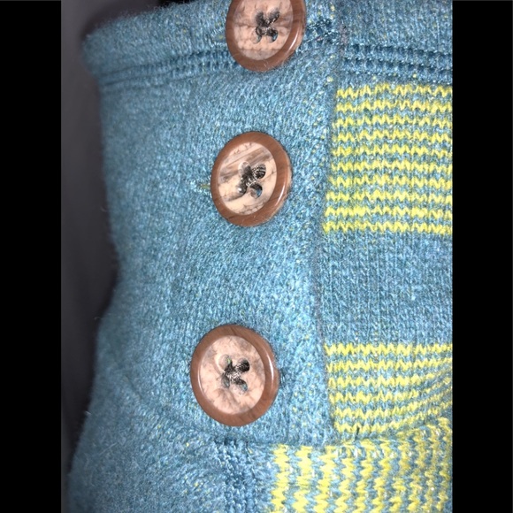 Marmot Vivian Sweater $110 Wool Blend Blue Large - Picture 7 of 8